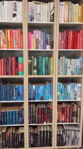 Bøger sorteret efter farve